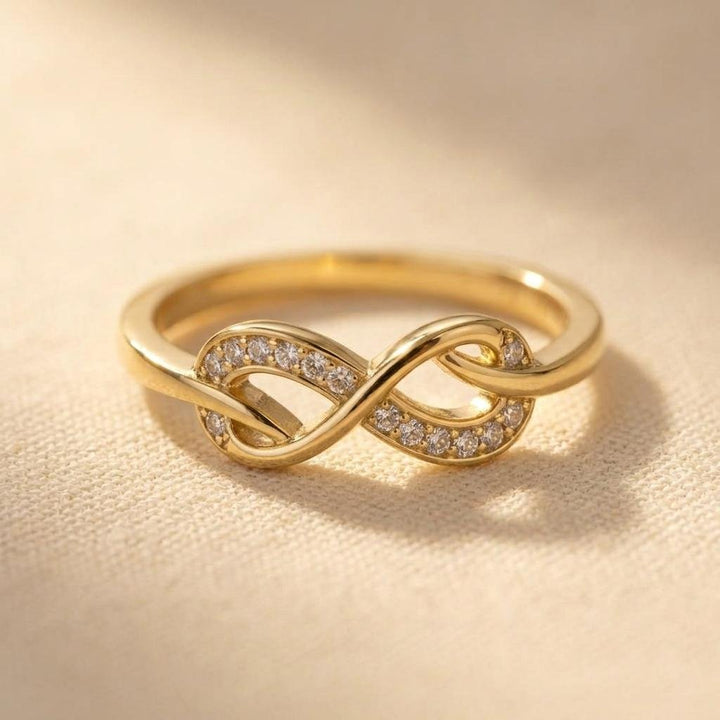 Infinity Gold Chain Ring