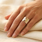 Vintage Cocktail Square Ring
