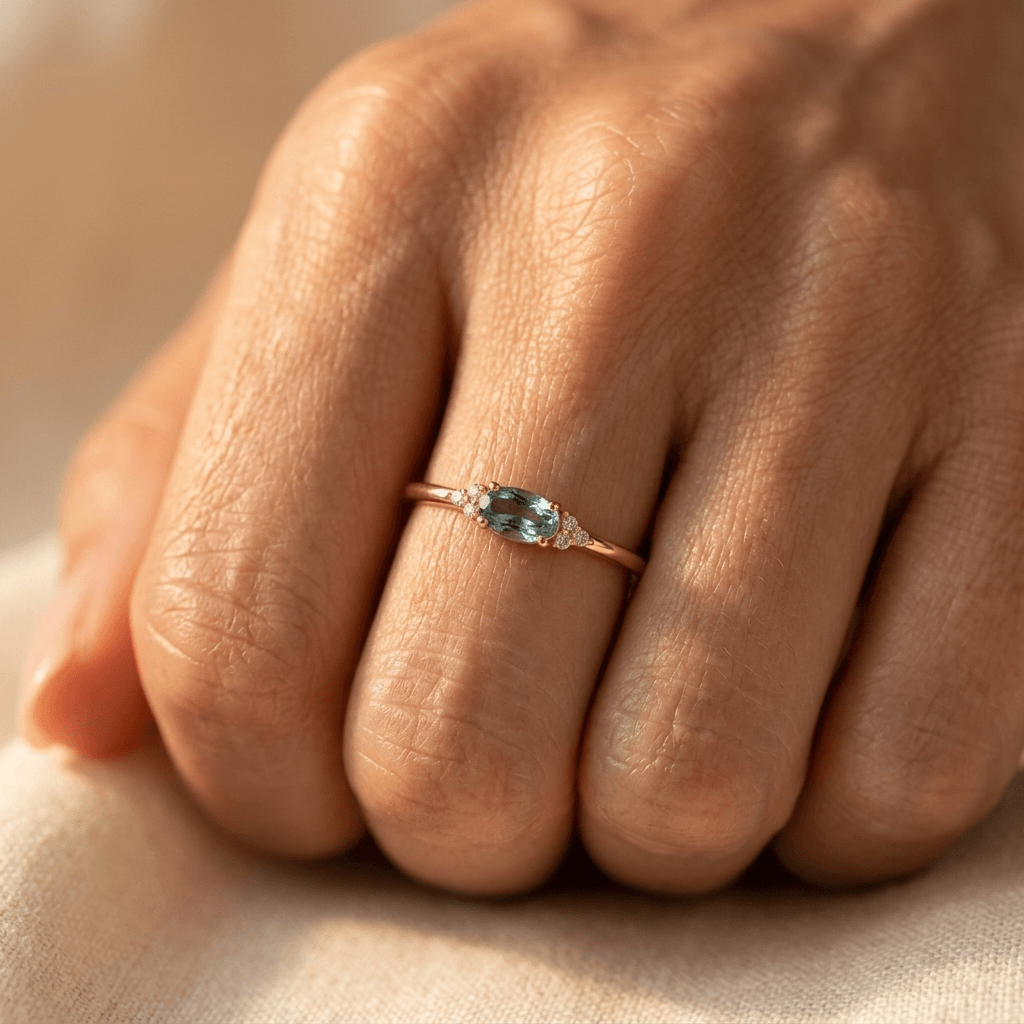 Elegant Cubic Zirconia Silver Ring