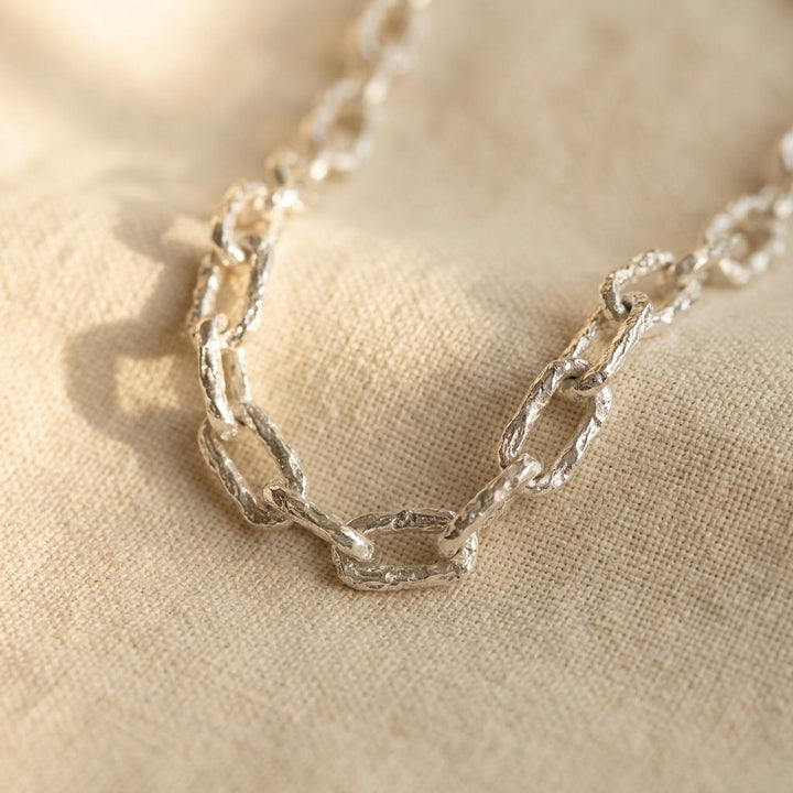 Boho Chunky Iron Chain Link Necklace