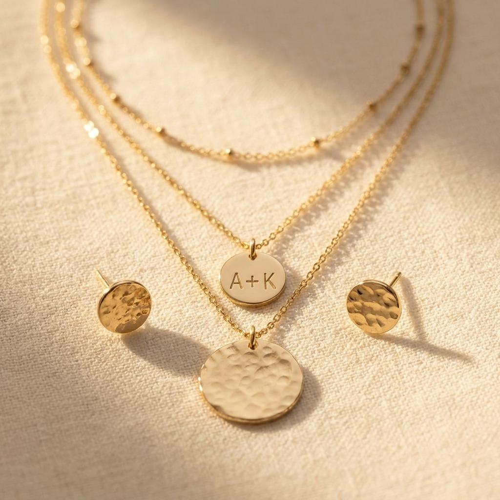 Layered Necklace Jewelry Set Alloy Bone Chain