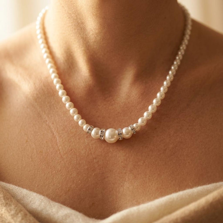 Classic Pearl Baroque Jewelry Set