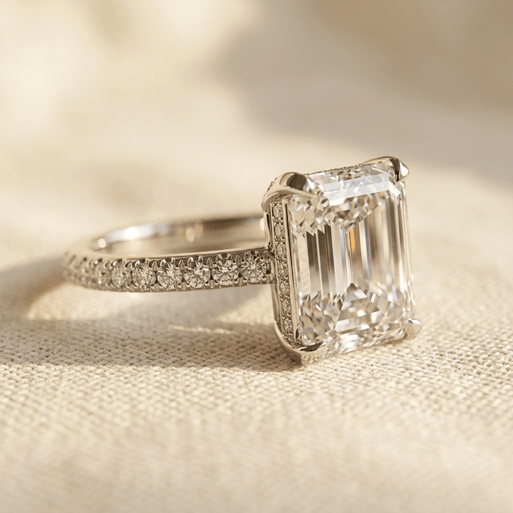 Luxurious Synthetic Zirconia Statement Ring