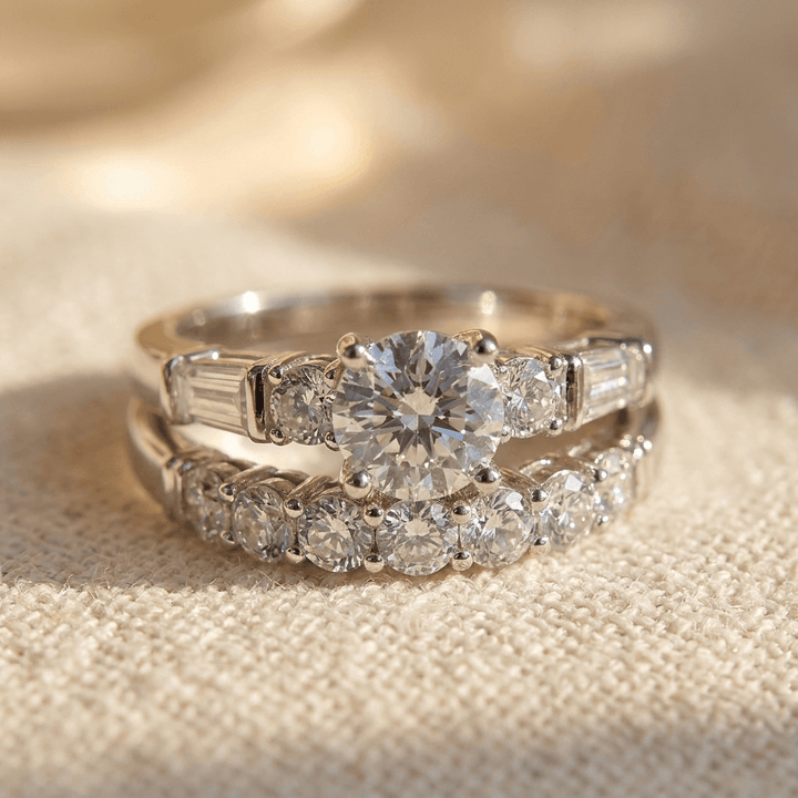 Yellow Cubic Zirconia Sterling Silver Ring