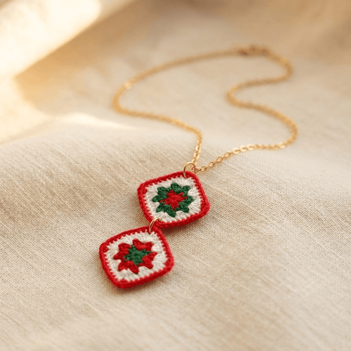 Vintage Bohemian Gold Pendant Necklace