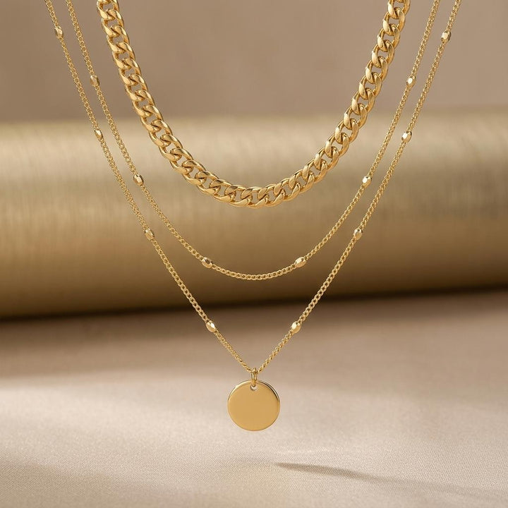Layered Chain Luxury Necklace
