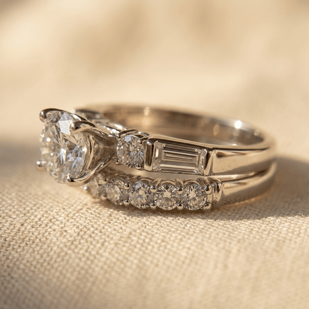 Sterling zilveren ring met gele zirkonia